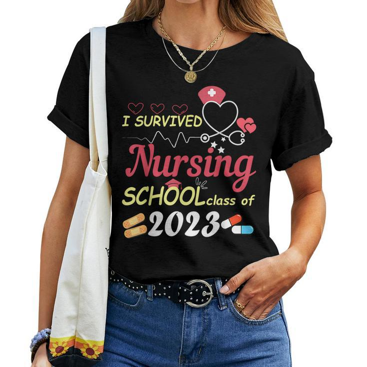 Nurse Senior Grad Class Of 2023 Cool Nursing Graduate Women T-shirt