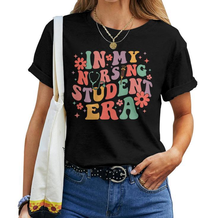 In My Nursing Student Era Future Nurse Nursing School Back Women T-shirt