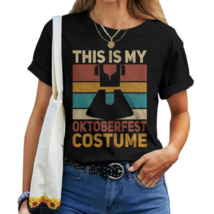 This Is My Oktoberfest Costume German Dirndl Outfit Women T-shirt