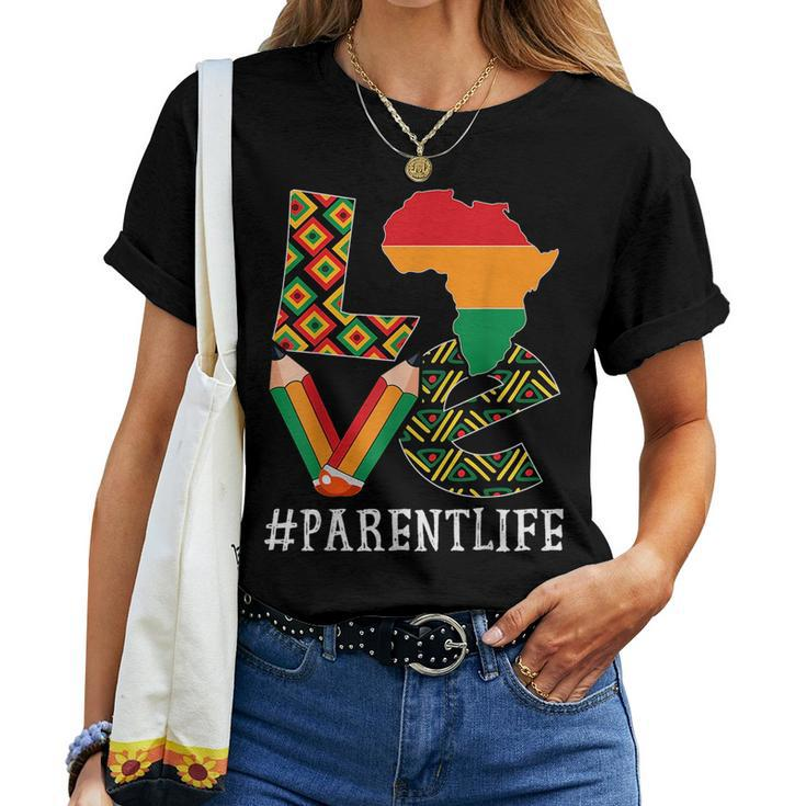 Parent Love Map African American Women Black History Month Women T-shirt