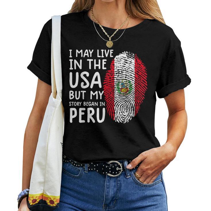 T-shirt Péruvien Avec Blason Escudo Nacional - Col En V - Homme, Femme, Enfant - Cadeau Fierté Péruvienne