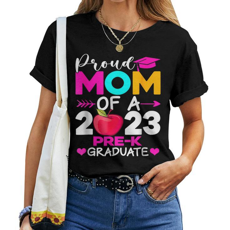 Proud Mom Of 2023 Pre K Graduate Graduation Women T-shirt