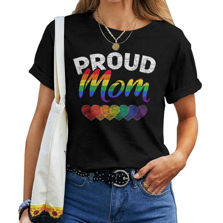 Proud Mom Lgbtq Gay Pride Queer Lgbt Women T-shirt