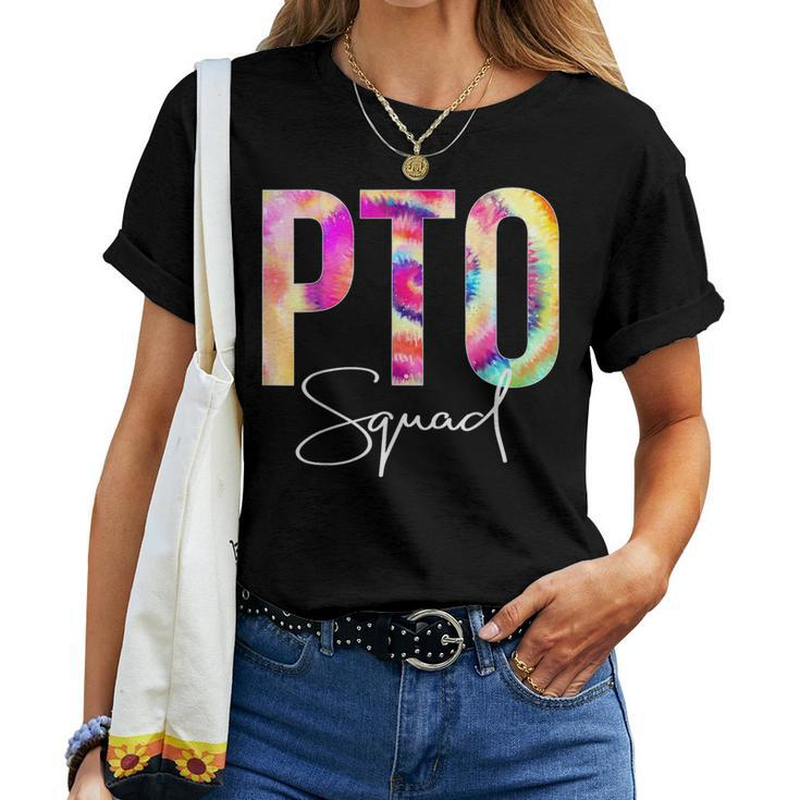 Pto Squad Tie Dye Back To School Appreciation Women T-shirt