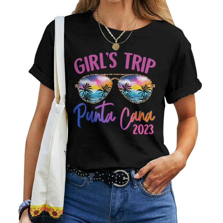 Punta Cana 2023 Girls Trip Sunglasses Summer Girlfriend Women T-shirt
