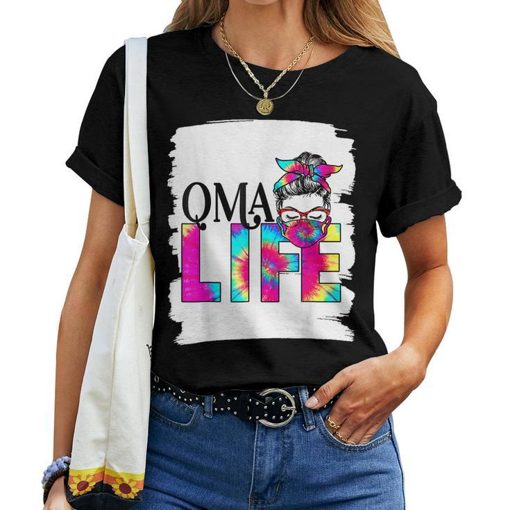 Qma Life Messy Bun Healthcare Worker Women T-shirt