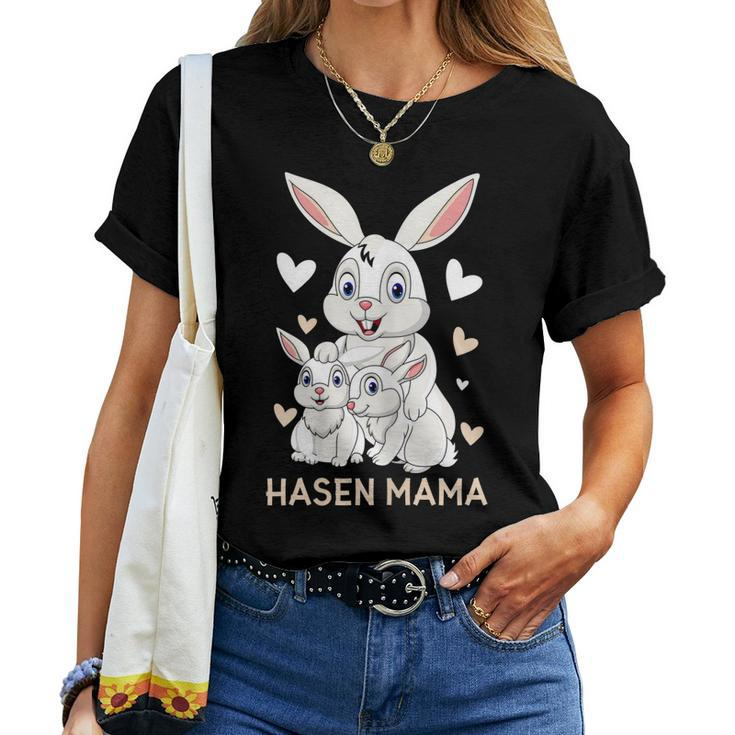 Rabbit Mum Cute Bunny Outfit For Girls For Women Women T-shirt