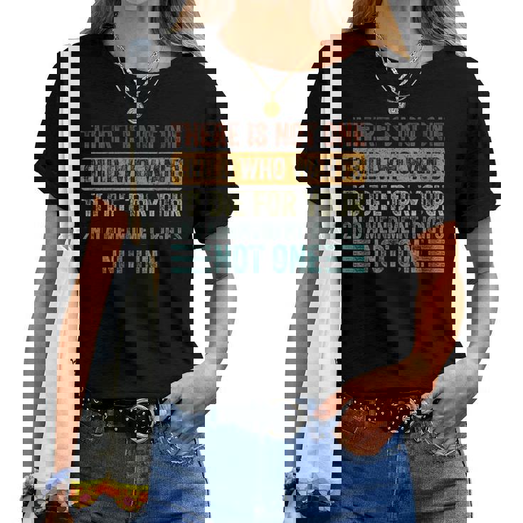 There Is Not One Child Who Wants To Die For Your 2Nd Vintage Women T-shirt