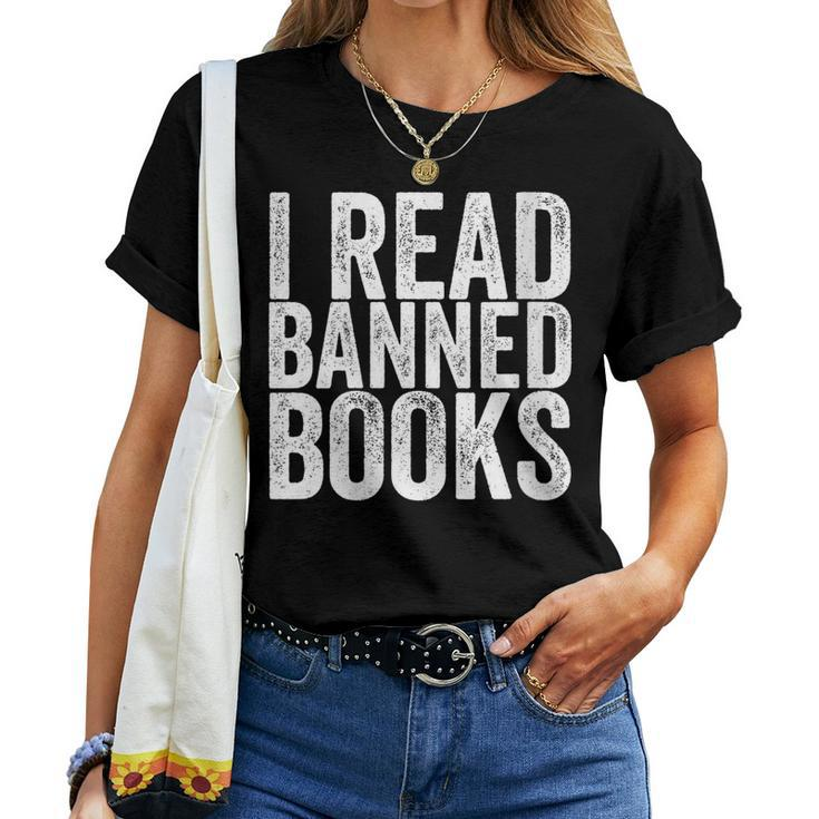 I Read Banned Books Protest Women T-shirt
