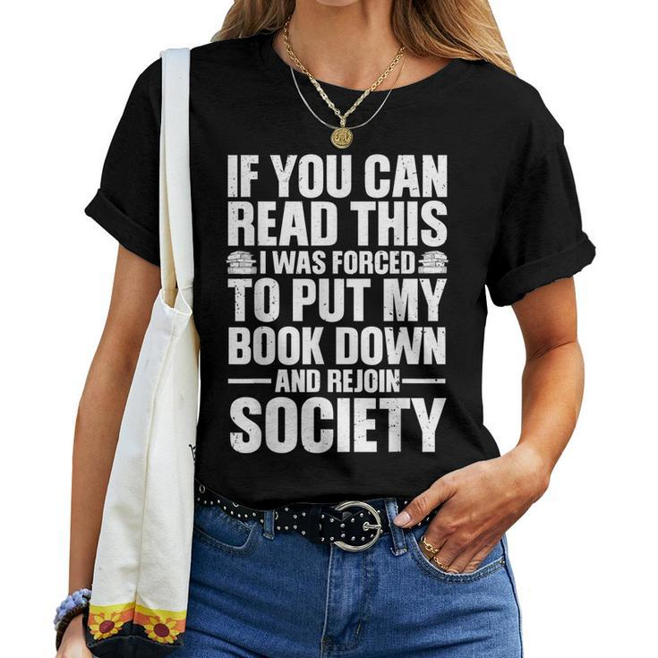 Reading For Men Women Book Nerd Reading Lovers Reading s Women T-shirt Crewneck