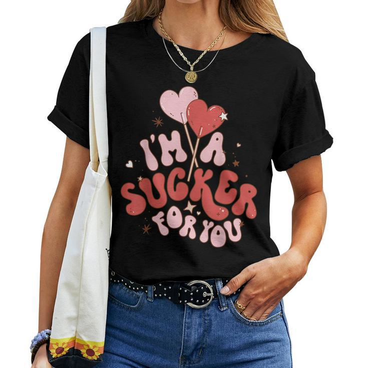 Retro I'm A Sucker For You Vintage Styles Lollipops Women T-shirt