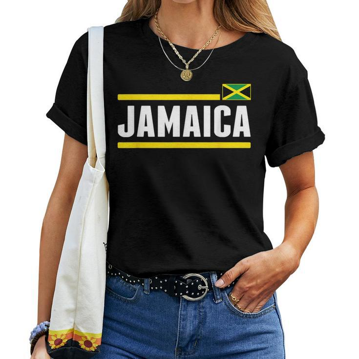 Retro Jamaica Flag Vintage Jamaican Men Souvenir  Women T-shirt Short Sleeve Graphic