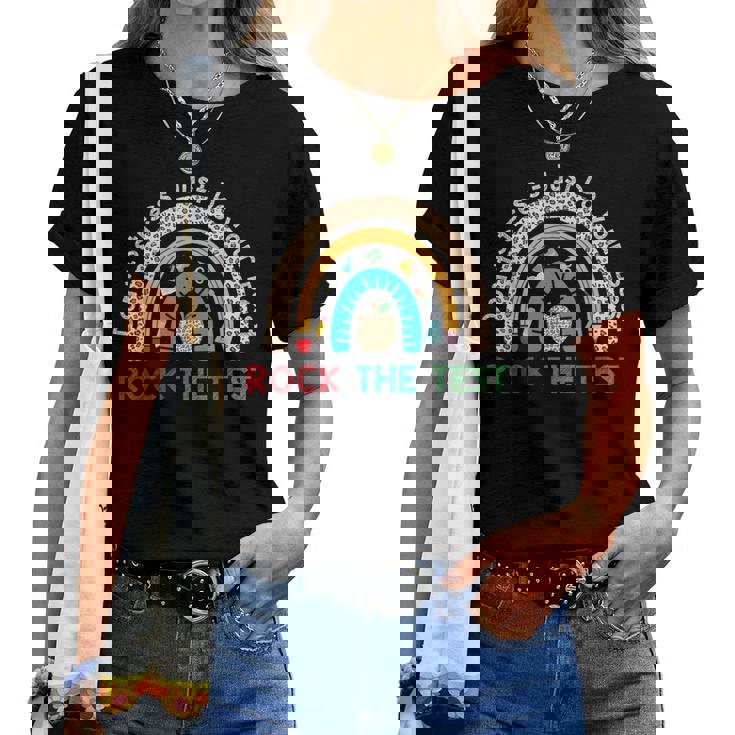 Rock The Test Don't Stress Just Do Best Teacher Women T-shirt