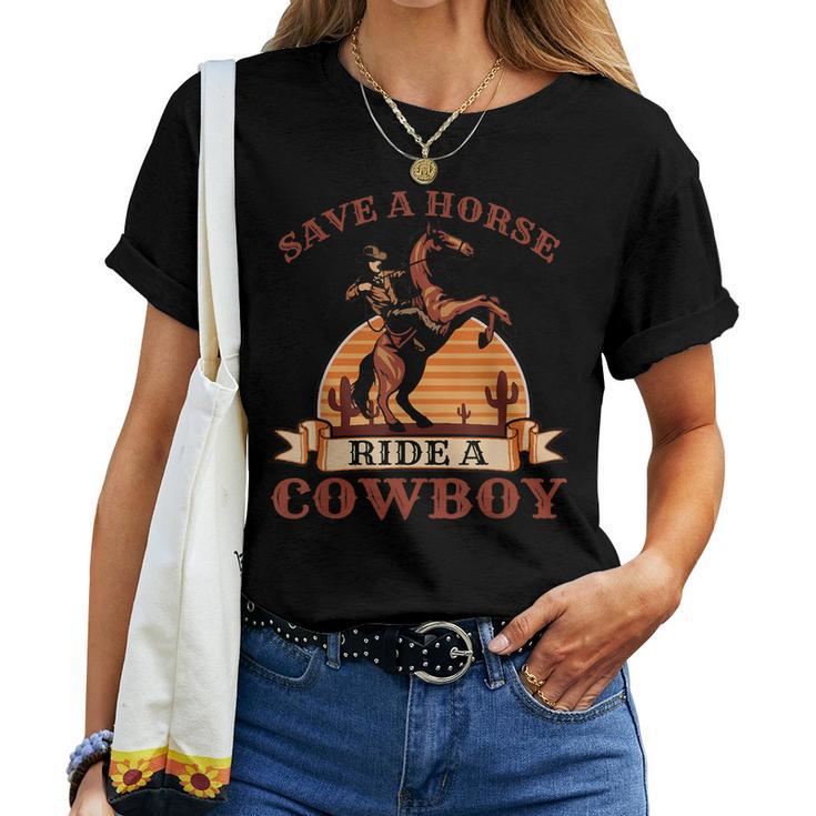 Cowboy Hoodie Save A Horse Ride A Cowboy Country Boho Retro 