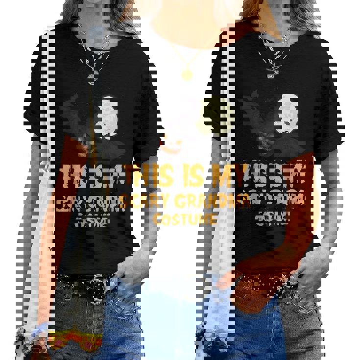 This Is My Scary Grandma Costume Adult Halloween Women T-shirt