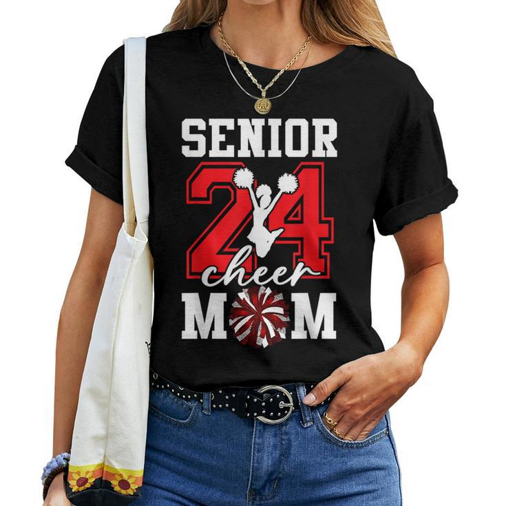 Senior 2024 Cheer Mom Proud Mom Of Class Of 2024 Graduation Women T-shirt