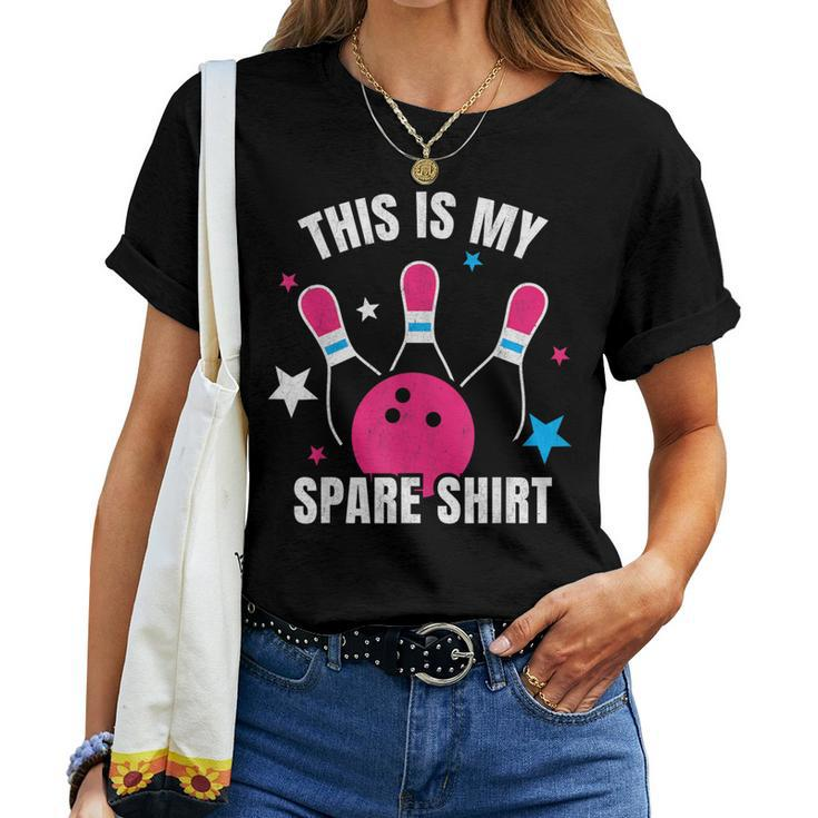 This Is My Spare Bowling For Girls Women T-shirt
