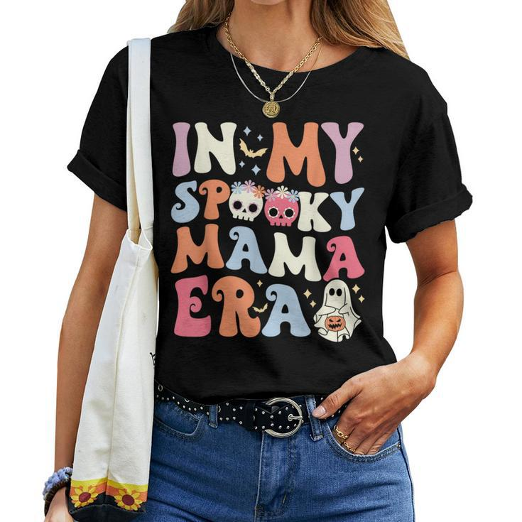 In My Spooky Mama Era Halloween Groovy Witchy Spooky Mom Women T-shirt