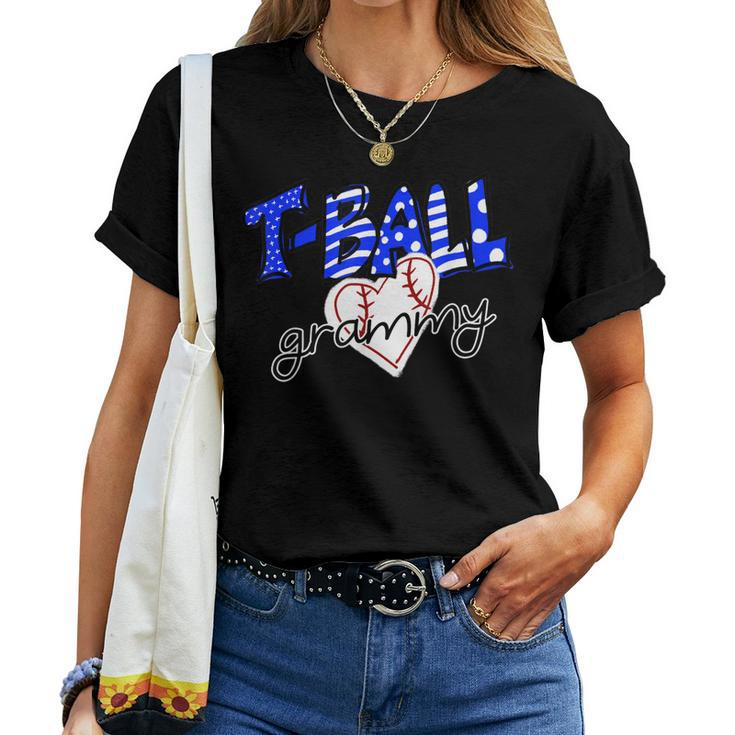 Tball Grammy  Womens  Ball Grandma  Gift Gift For Women Women Crewneck Short T-shirt
