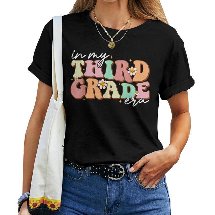 In My Third Grade Era Retro Back To School Teacher Student Women T-shirt