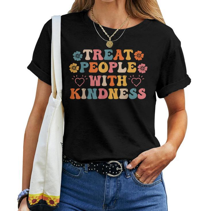 Treat People With Kindness Graphic For Women And Men Women T-shirt Short Sleeve Graphic