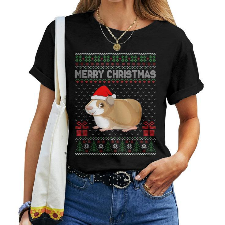 Ugly Christmas Sweater For Hamster Ugly Xmas Women T-shirt