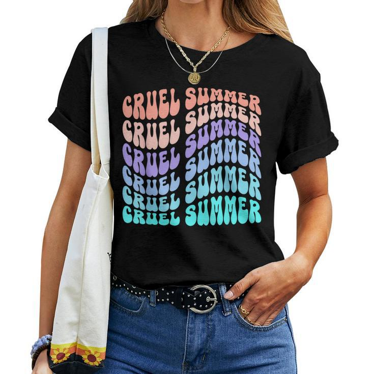 Vintage 70S Style Cruel Summer Groovy Style Women T-shirt