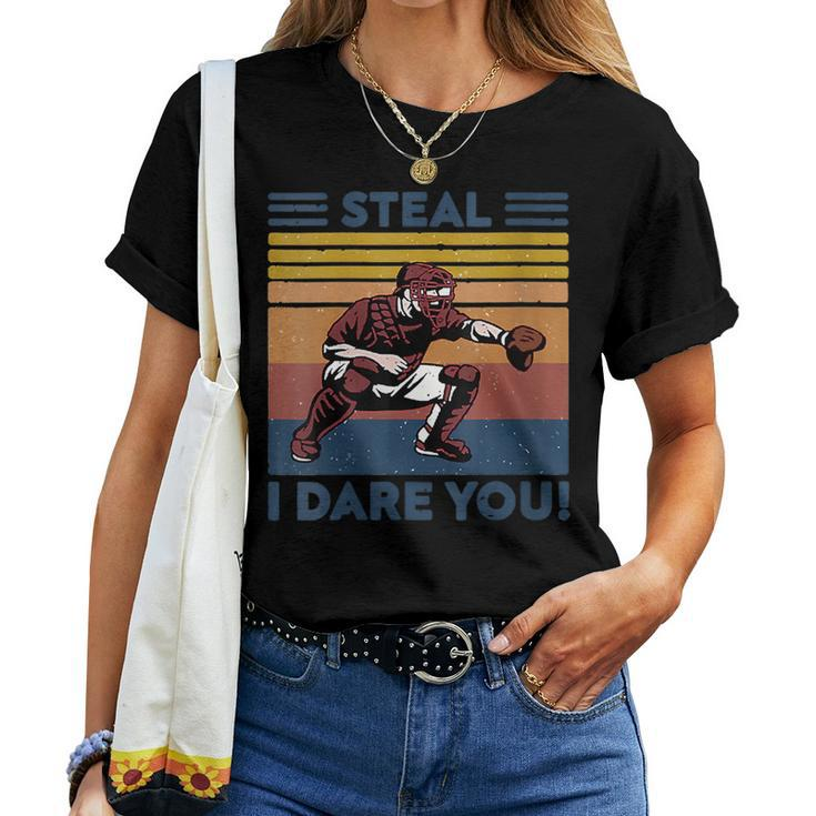 Vintage Steal I Dares You Baseball T Women T-shirt