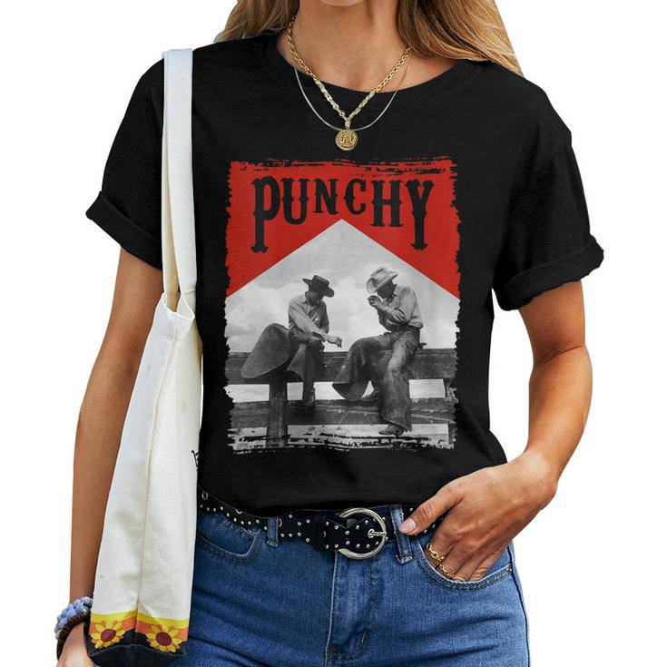Western Texas Cowgirl Horse Girl Rodeo Punchy Cowboy Killers Women T-shirt