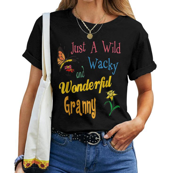 Wild Wonderful Granny Best Granny Ever Floral Women T-shirt