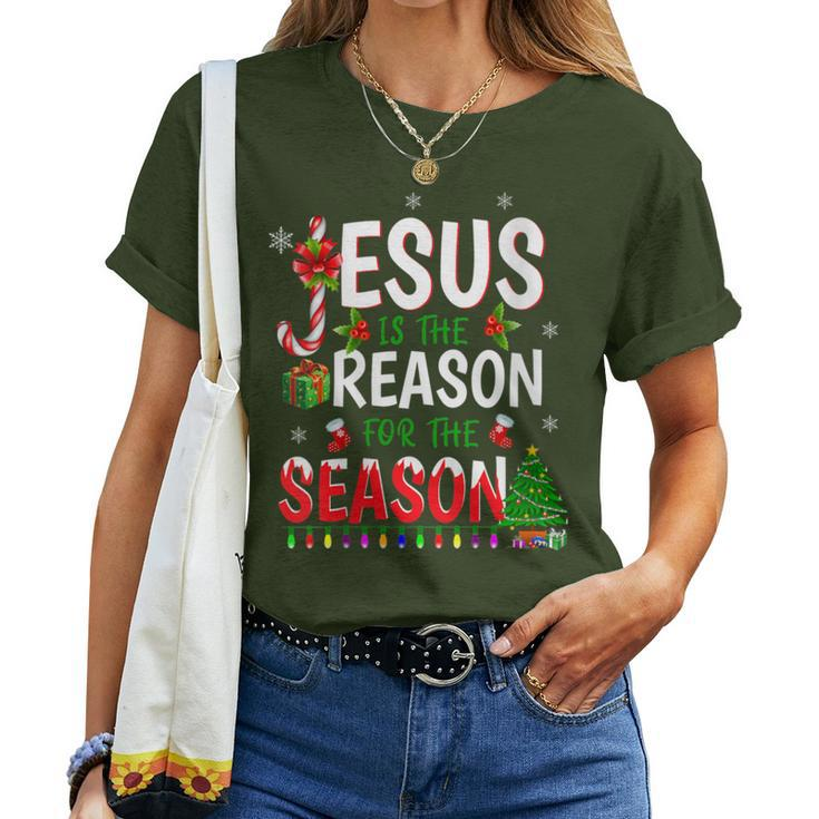God Jesus Christ Is Reason For The Christmas Season Women T-shirt