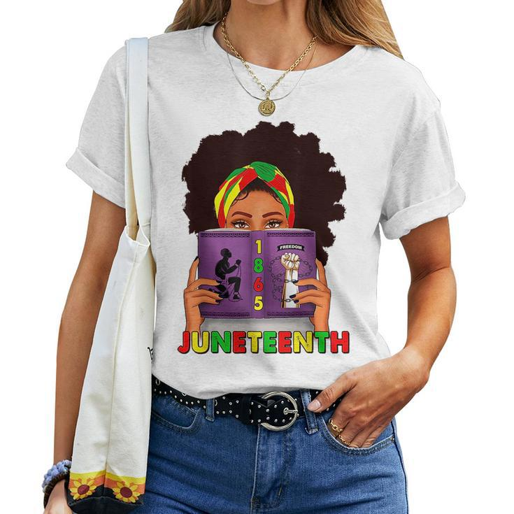 1865 Junenth African American Freedom Day Women Girls Women T-shirt