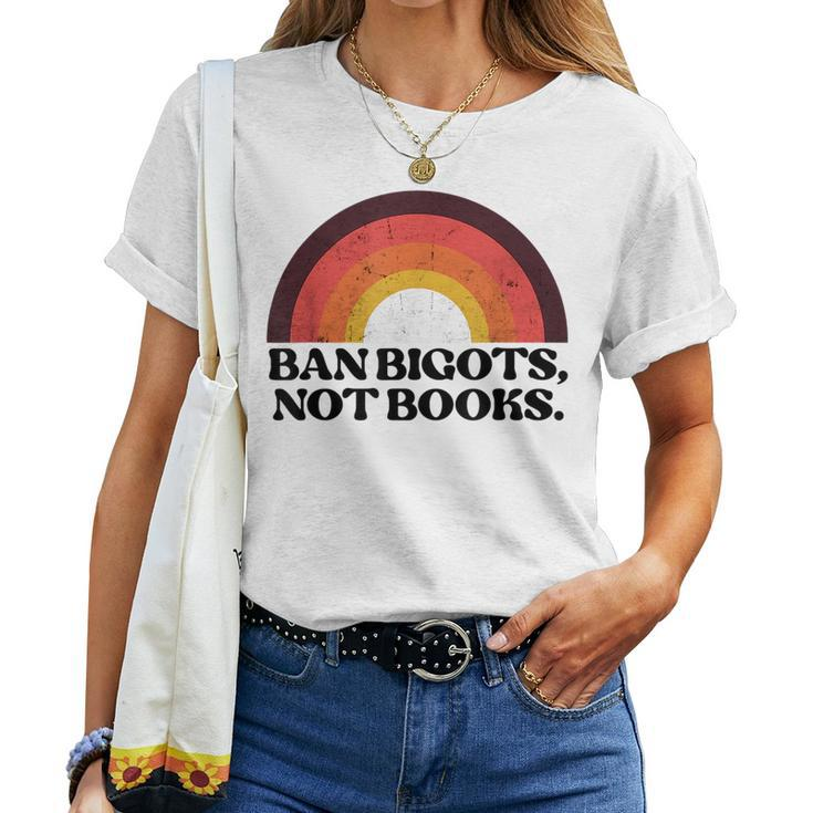 Ban Bigots Not Books Banned Books Reading Book Men Women Reading s Women T-shirt Crewneck