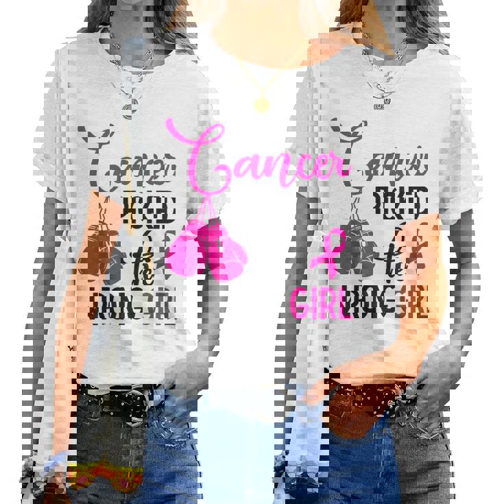 Buy Breast Cancer Picked A Fight With The Wrong Woman Svg Png Online In