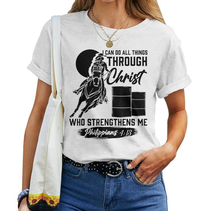 Cowgirl Barrel Racing For Girls And Kids Women T-shirt