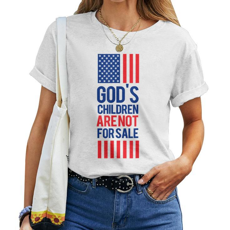 Gods Children Are Not For Sale Quote Gods Children Women T-shirt