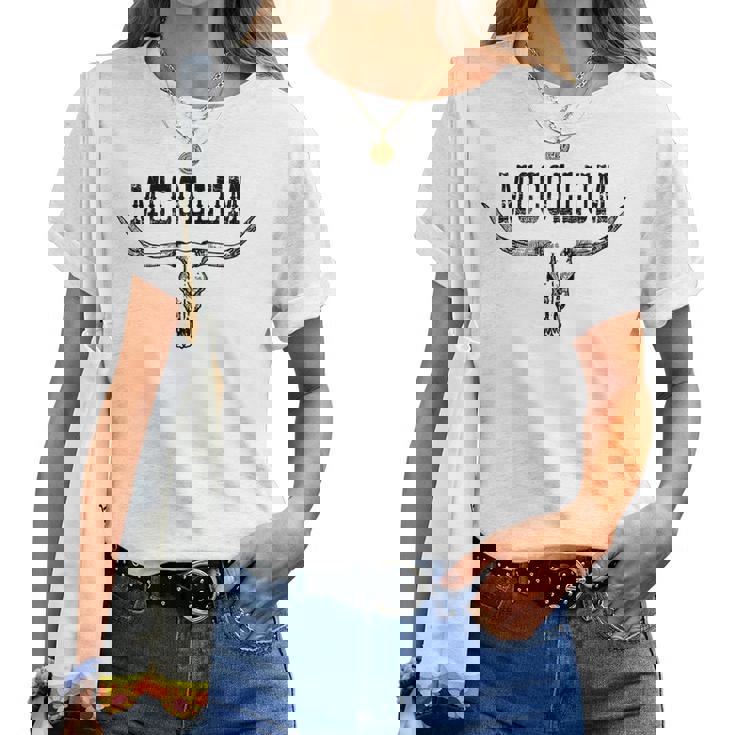 Howdy Mccollum Western Mccollum Punchy Cowboy Cowgirl Style Women T-shirt