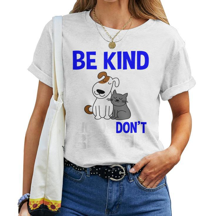 Be Kind Words Dont Rewind Anti Bullying Kindness Women T-shirt