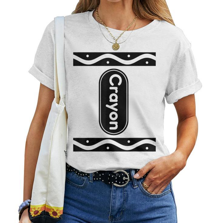 Pick Any Color Crayon Costume Adult Women T-shirt
