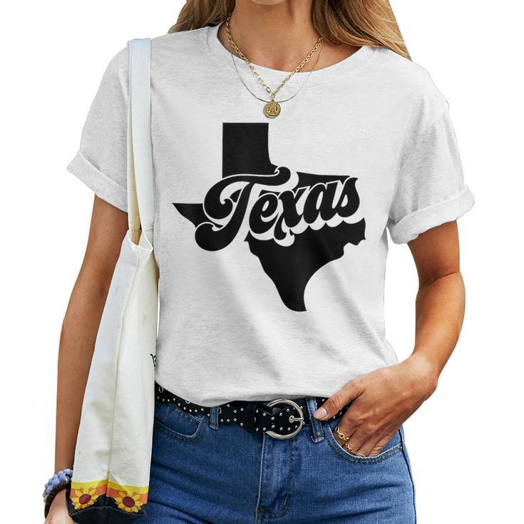 Retro Vintage Texas Matching Family Men Women Texas s And Merchandise Women T-shirt