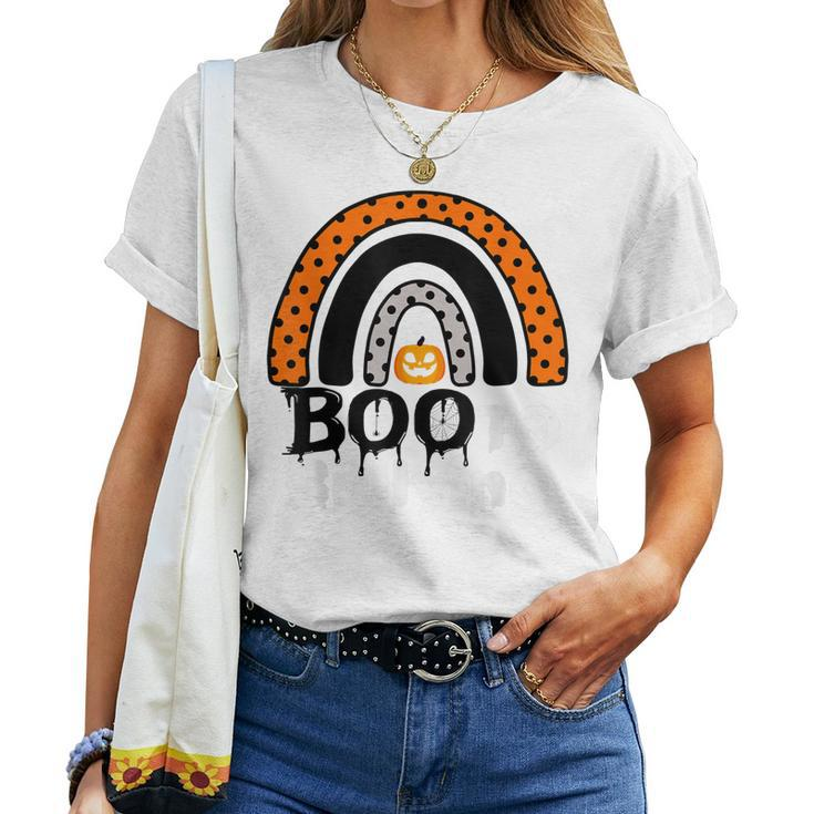 Unity Day Orange Boo To Bullying Halloween Be Kind Women T-shirt