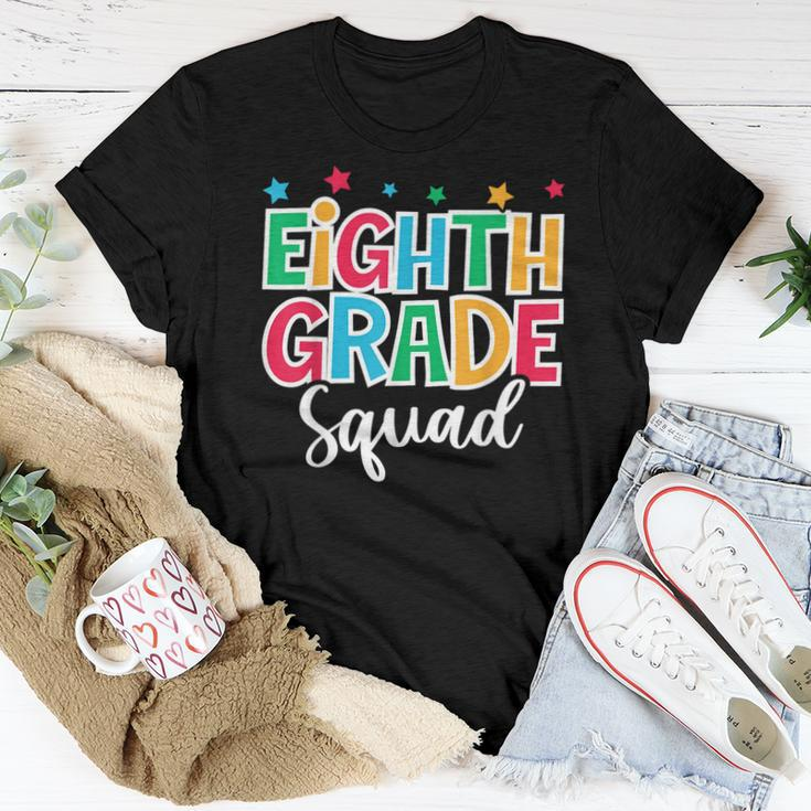 8Th Grade Squad First Day Of School Welcome Back To School Women T-shirt Unique Gifts