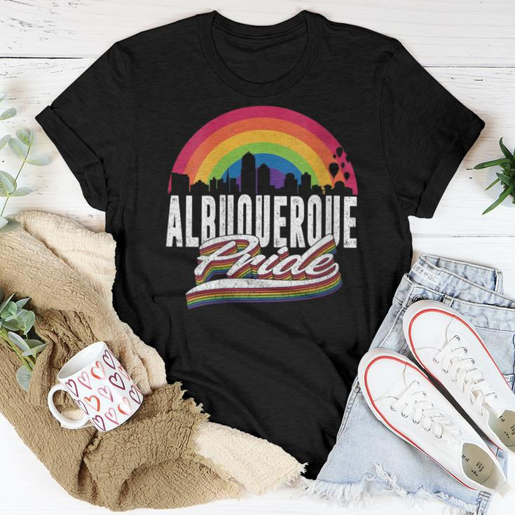 Albuquerque New Mexico Lgbt Lesbian Gay Bisexual Lgbtq Pride Women T-shirt Unique Gifts