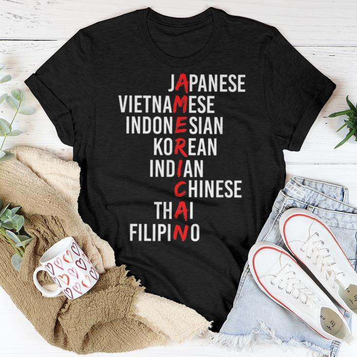 Asian American Pride Unisex For Men Women Kids Women T-shirt Unique Gifts