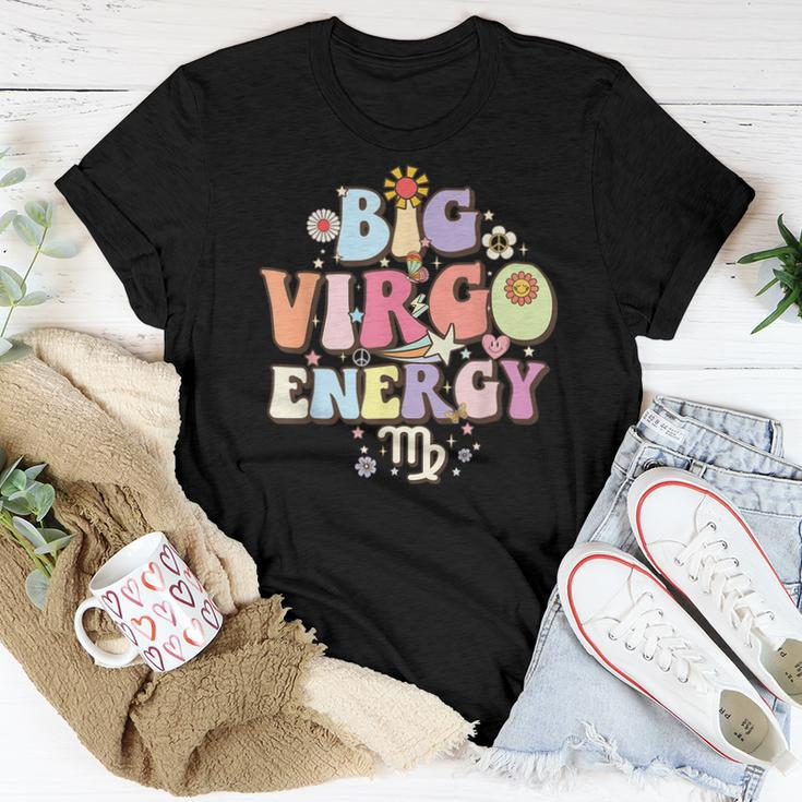 August September Birthday Groovy Astrology Zodiac Sign Virgo Women T-shirt Funny Gifts