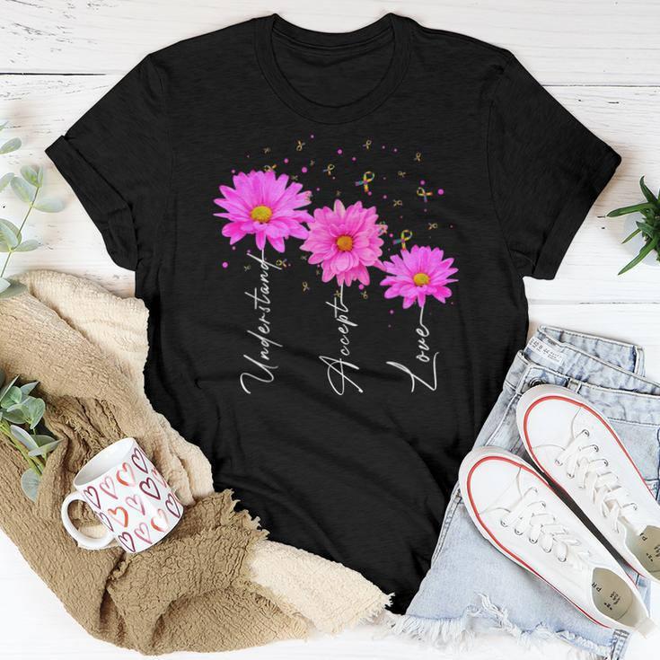 Autism Mom Autism Awareness Daisy Flower Women Women T-shirt Unique Gifts