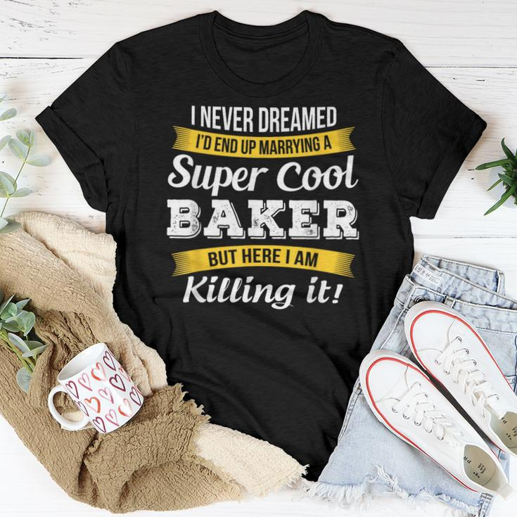 Baker's Wife Wedding Anniversary Women T-shirt Unique Gifts