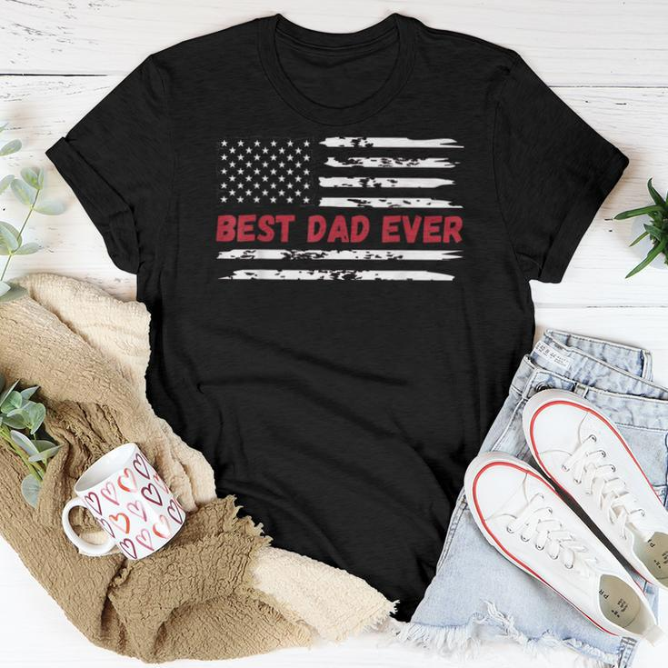 Best Dad Ever Fathers Day Gift From Daughter Son Wife Women T-shirt Funny Gifts