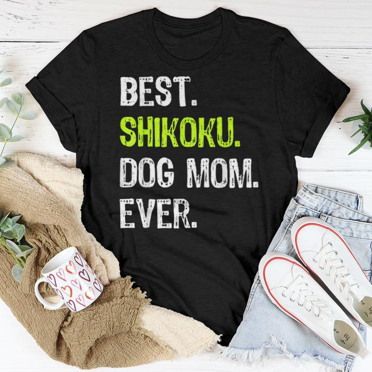 Best Shikoku Dog Mom Ever Dog Lovers Women T-shirt Unique Gifts