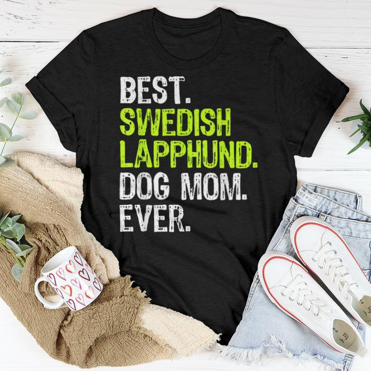 Best Swedish Lapphund Dog Mom Ever Dog Lovers Women T-shirt Unique Gifts